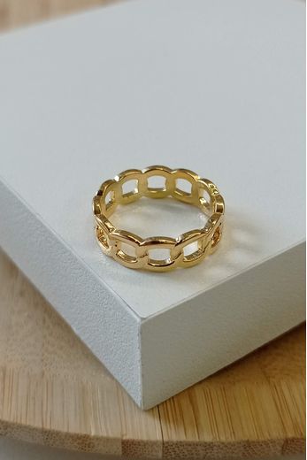 anel-corrente-dourado
