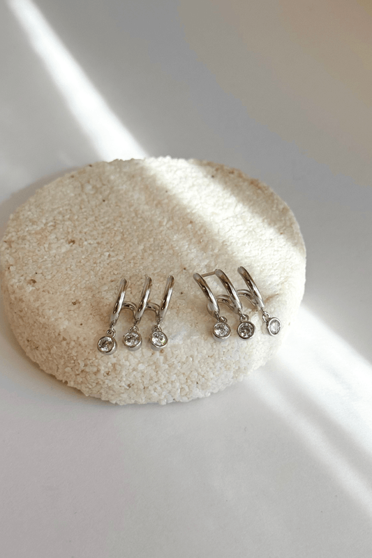 Brinco Zircon Pendant I Prata