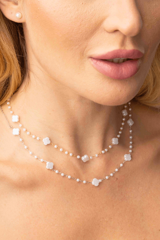 Choker Paris Pérolas Dourado