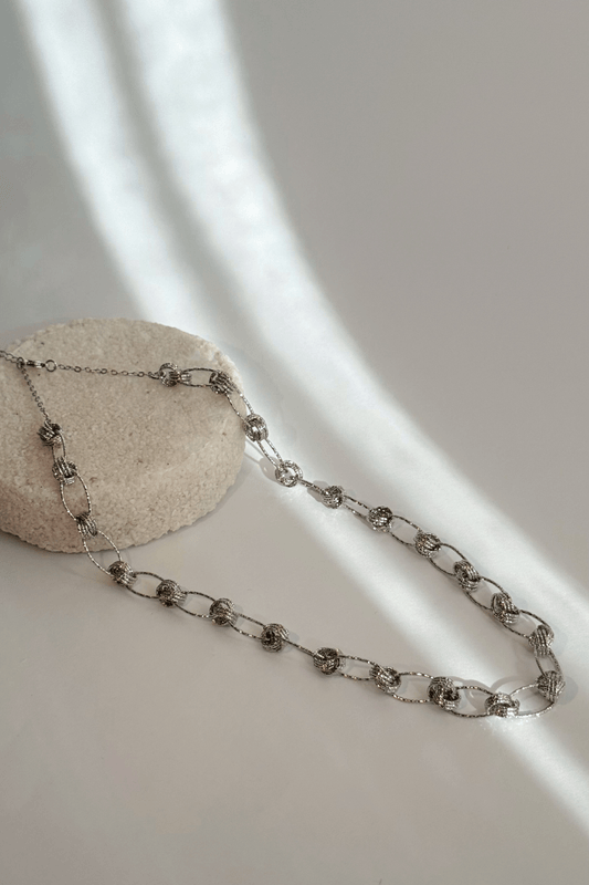 Colar Nó Shine Prata Colar Nó Shine Prata