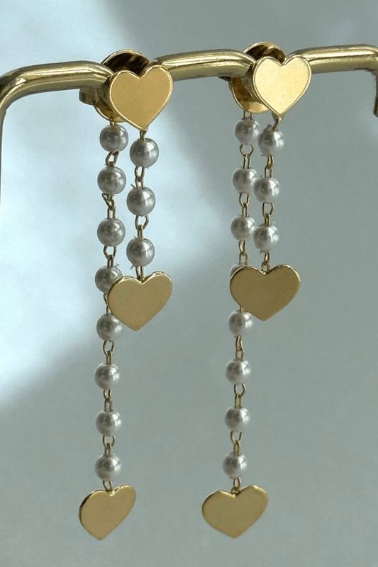 Brinco Pérolas Sagradas Dourado
