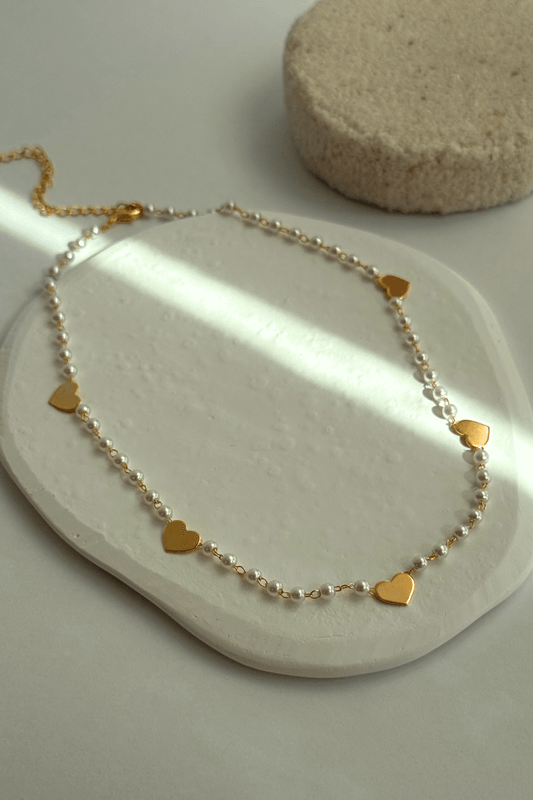 Colar Pérolas Sagradas Dourado