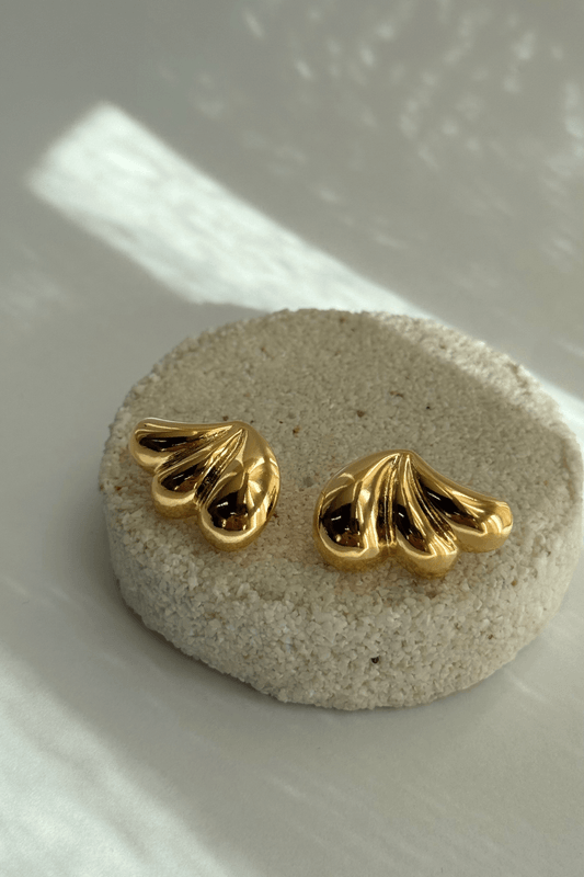 Brinco Vírgulas Asa Dourado