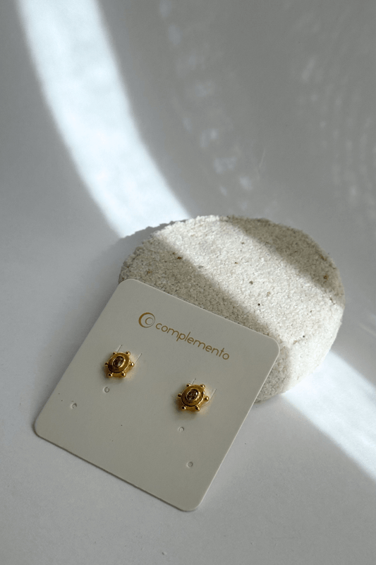 Brinco Mini Jewel Dourado