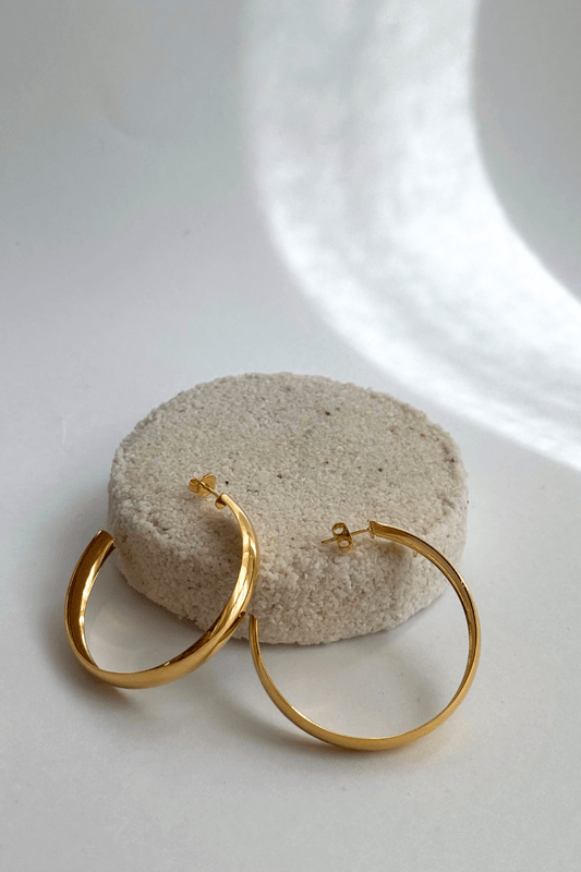 Brinco Argola Lisa M Dourado