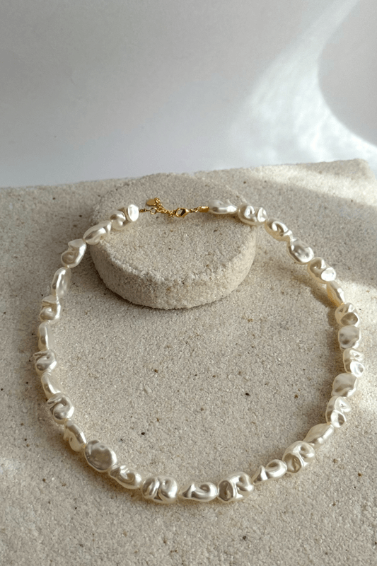 Colar Pérolas Positano Dourado