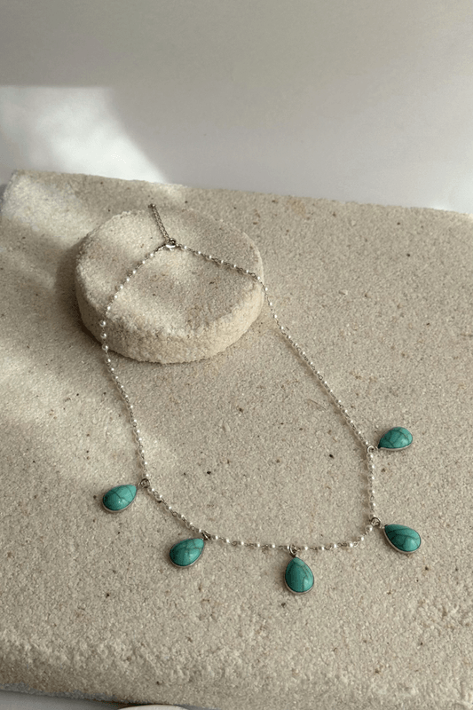 Colar Gruta Azul Prata