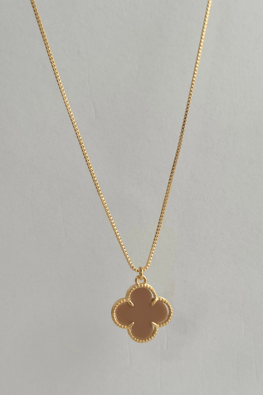 Colar Paris Colors Dourado Cor:Marrom Claro