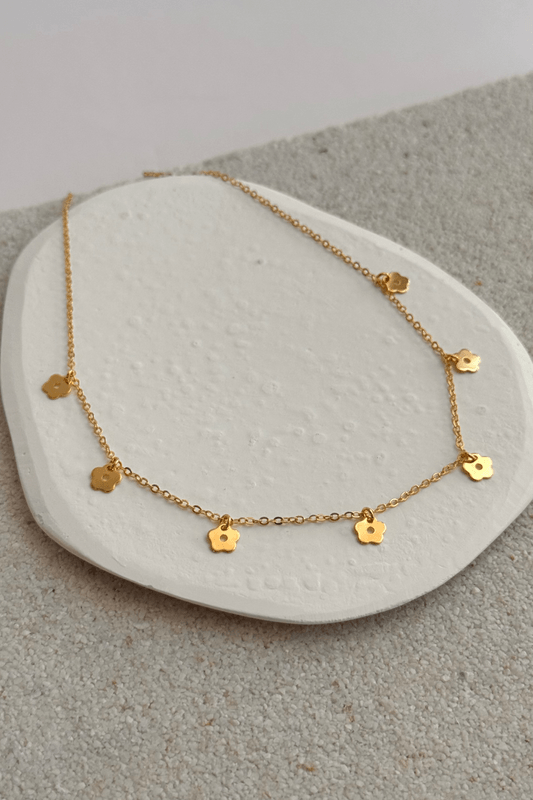 Choker Florzinhas Verão Dourada Choker Florzinhas Verão Dourada