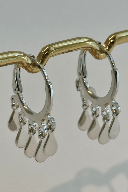 Brinco Gotinhas Verão Prata