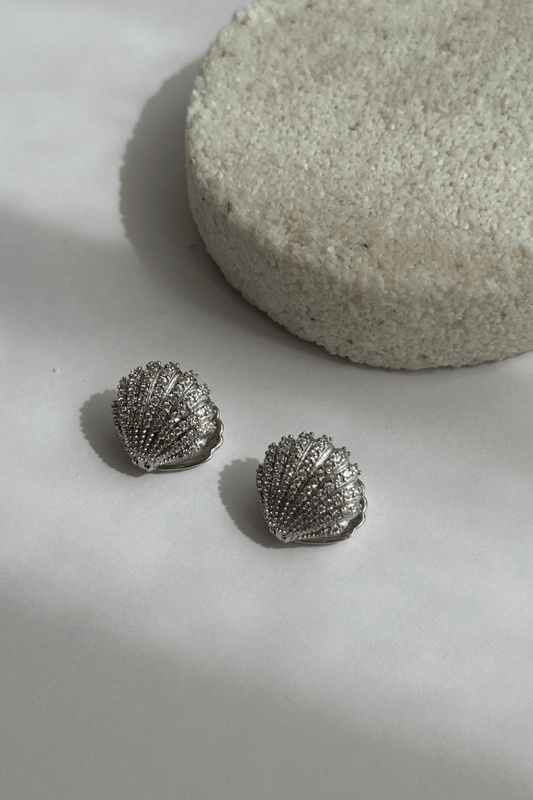 Brinco Concha Dupla Zicôrnias Prata